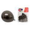 Balões de látex metálico preto - 10 unidades - balão de ar quente a preço grossista