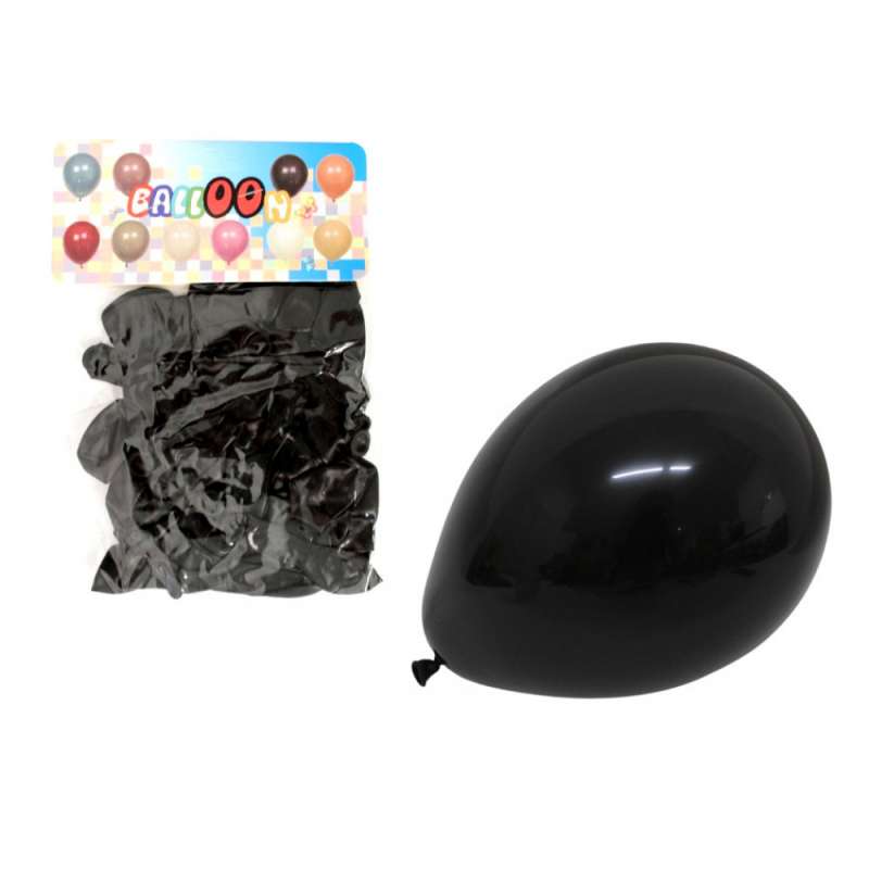 Ballons en latex noir de 5 pouces, lot de 50 à prix de gros - ballon de baudruche à prix grossiste