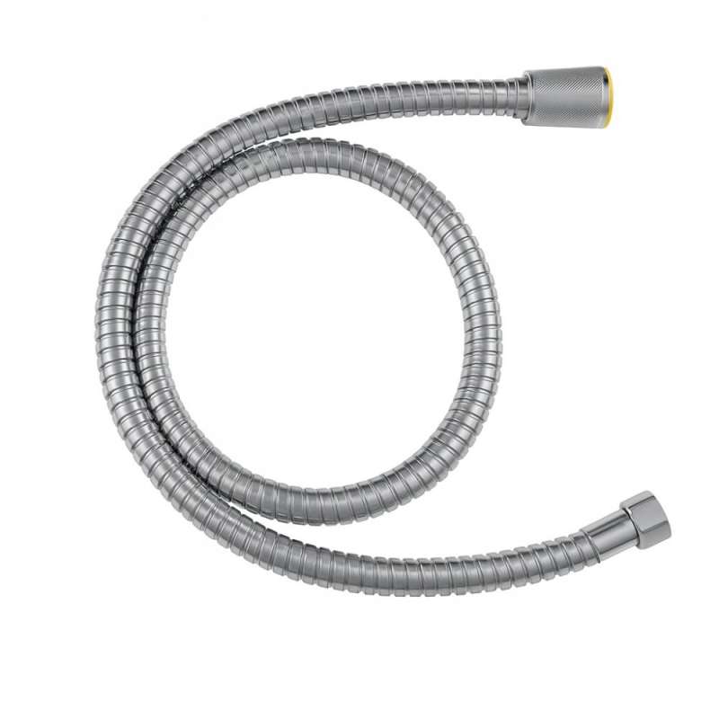 Manguera de ducha corrugada cromada de 150 cm - manguera de ducha a precios de mayorista