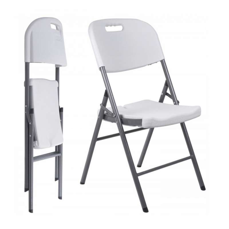 Sedia pieghevole bianca per eventi 140 kg a prezzi all'ingrosso - Sedia pieghevole a prezzi all'ingrosso
