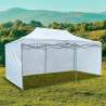 Tente de jardin rapide, pliable, 6x3x3 m, 3 parois - tente de réception à prix de gros