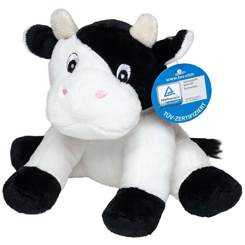Vaca de peluche 17 cm personalizada a preço grossista - Jogos e brinquedos a preço grossista