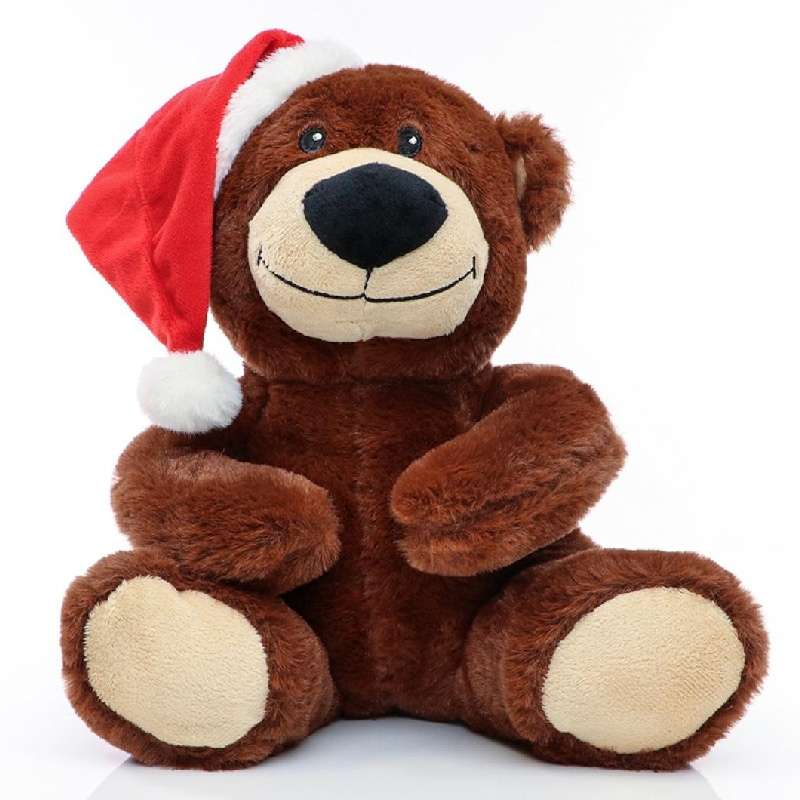Gorro de Navidad de peluche M - Decoración de Navidad a precios de mayorista