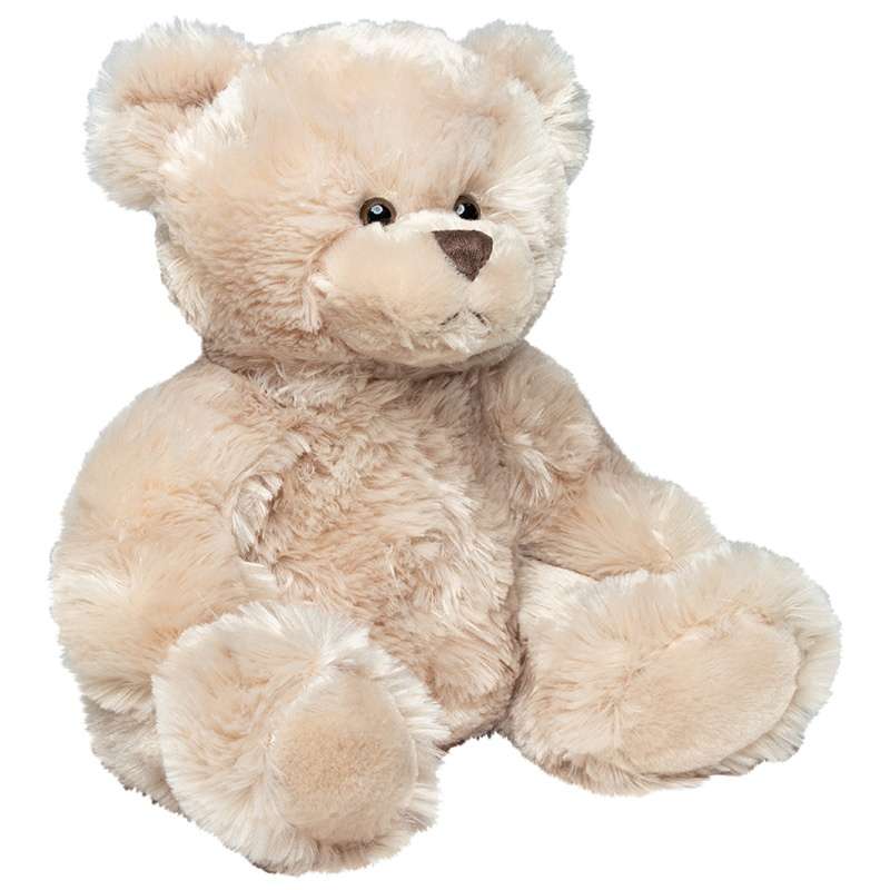 Peluche oso de 28 cm con bufanda - Peluche a precios de mayorista