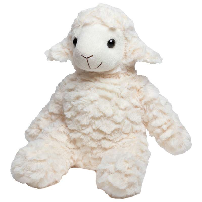 Peluche ovino 18 cm in poliester - Peluche a prezzi all'ingrosso