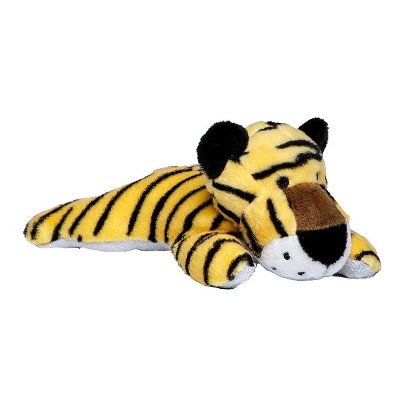 12 cm Tigre Knuffel met Microvezel Onderkant tegen groothandelsprijzen - Knuffel tegen groothandelsprijzen
