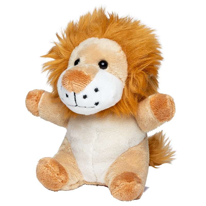 Peluche león 14cm con accesorios personalizados a precios de mayorista - Peluche a precios de mayorista