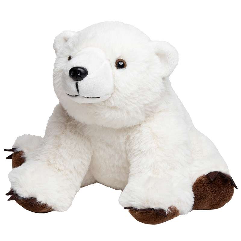 Peluche orso polare 20 cm in poliestere - Orso di peluche a prezzi all'ingrosso