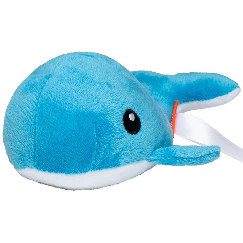 Peluche walvis 16 cm met geborduurde ogen - Knuffel tegen groothandelsprijzen