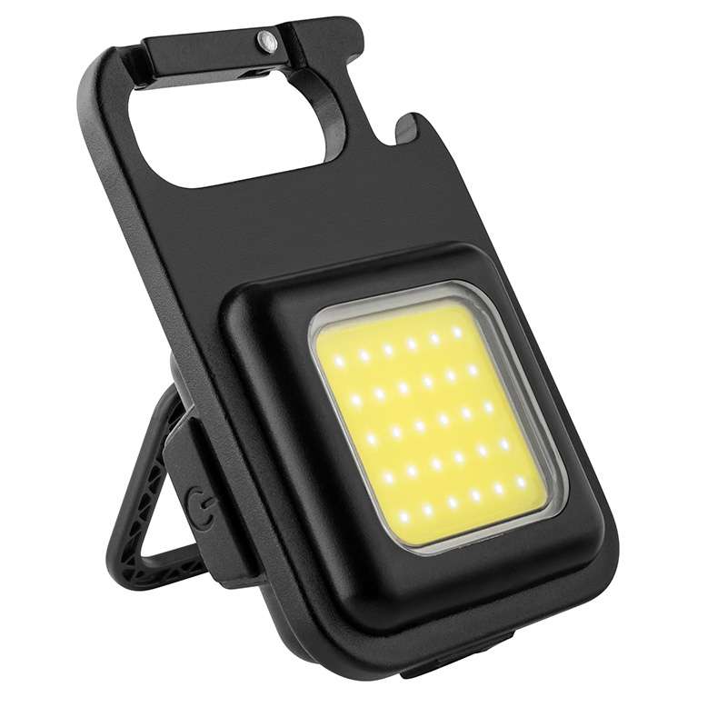 USB wiederaufladbare Schlüsselanhänger Lampe 46x60 mm zu Großhandelspreisen - USB-Lampe zu Großhandelspreisen