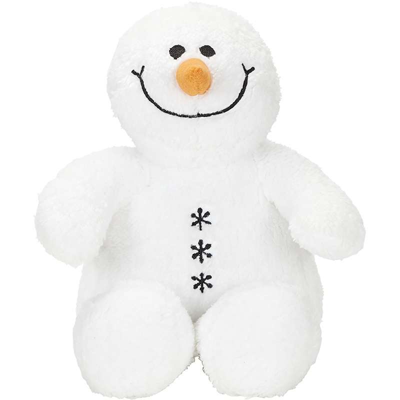 Peluche di neve 20 cm con personalizzazione - Giocattolo a prezzi all'ingrosso