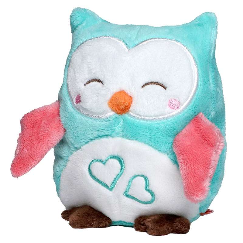 Peluche gufo 11 cm effetto fruscio - Giocattolo a prezzi all'ingrosso