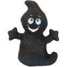 Pelúcia Fantasma Preta 19cm com Olhos Bordados - Brinquedo a preço grossista