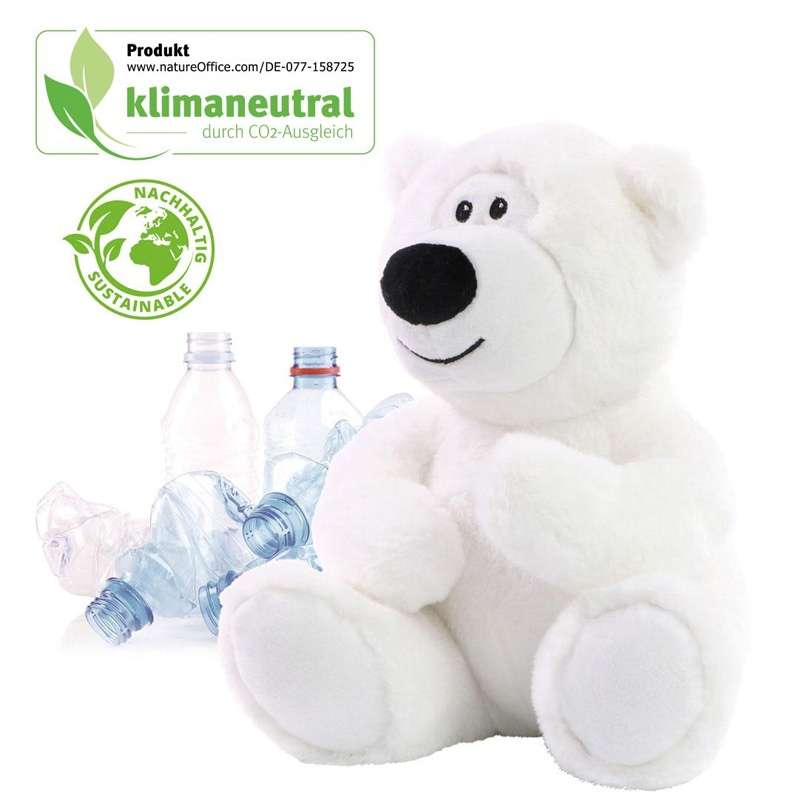 Peluche oso 24cm en RPET reciclado a precios de mayorista - Peluche a precios de mayorista