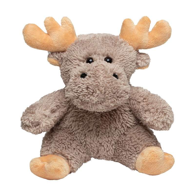 Alce de peluche em poliéster com nariz bordado a preço grossista - Pelúcia a preço grossista
