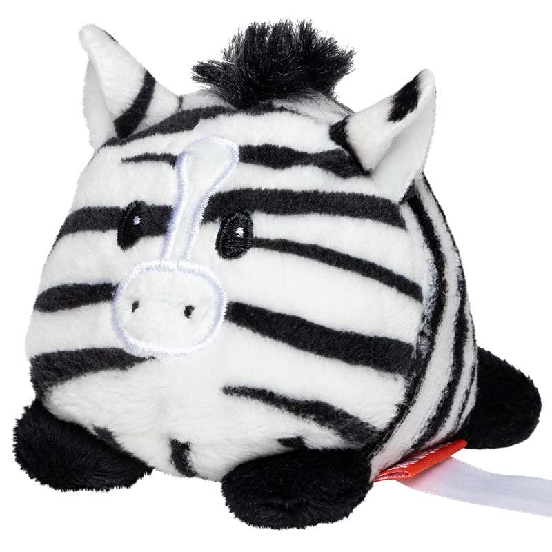 Zebraplüschtier 7 cm mit Mikrofasern - Plüschspielzeug zu Großhandelspreisen