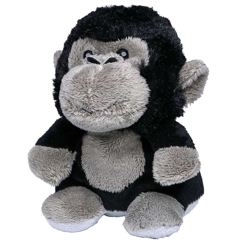 Gorille knuffel 12 cm met microvezel - Knuffel tegen groothandelsprijzen