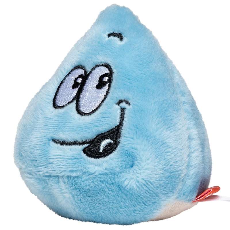 peluche goutte rouge -  - Peluche à prix grossiste