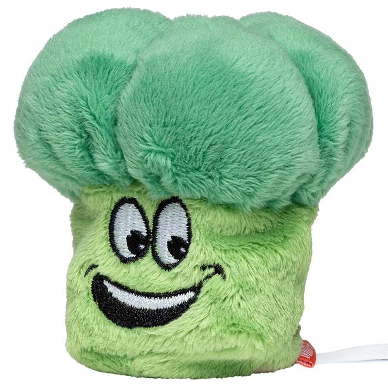 Peluche brócolos 7cm com microfibra a preço grossista - Pelúcia a preço grossista