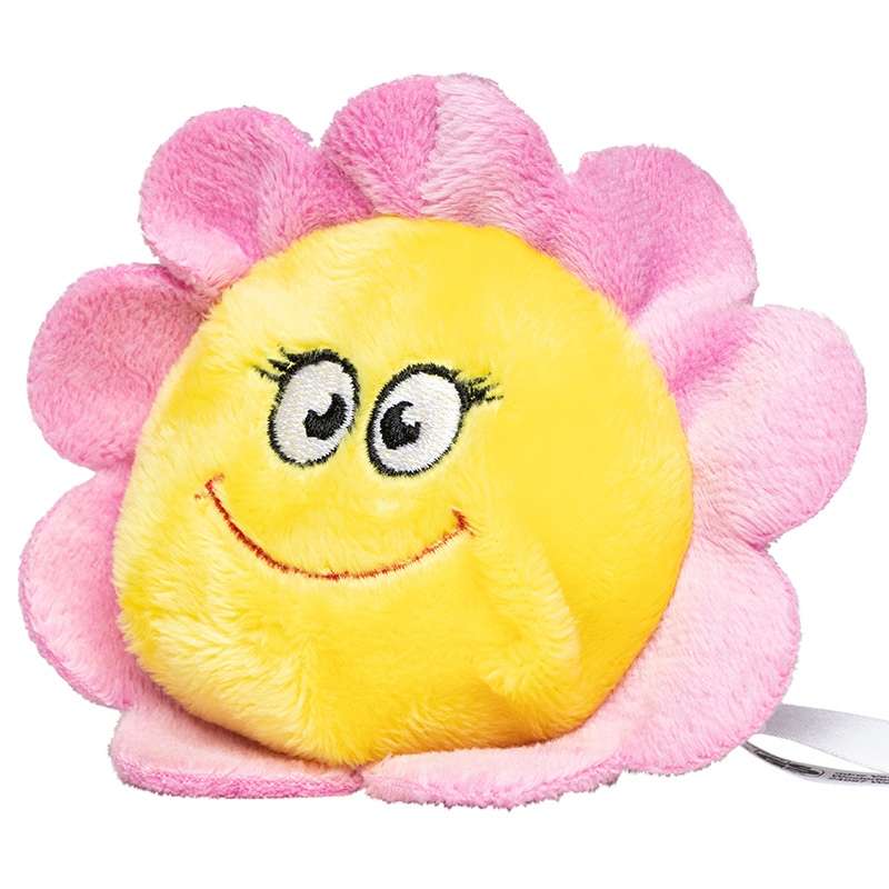 Blumenplüsch mit Mikrofasern, 7 cm Durchmesser - Plüschspielzeug zu Großhandelspreisen