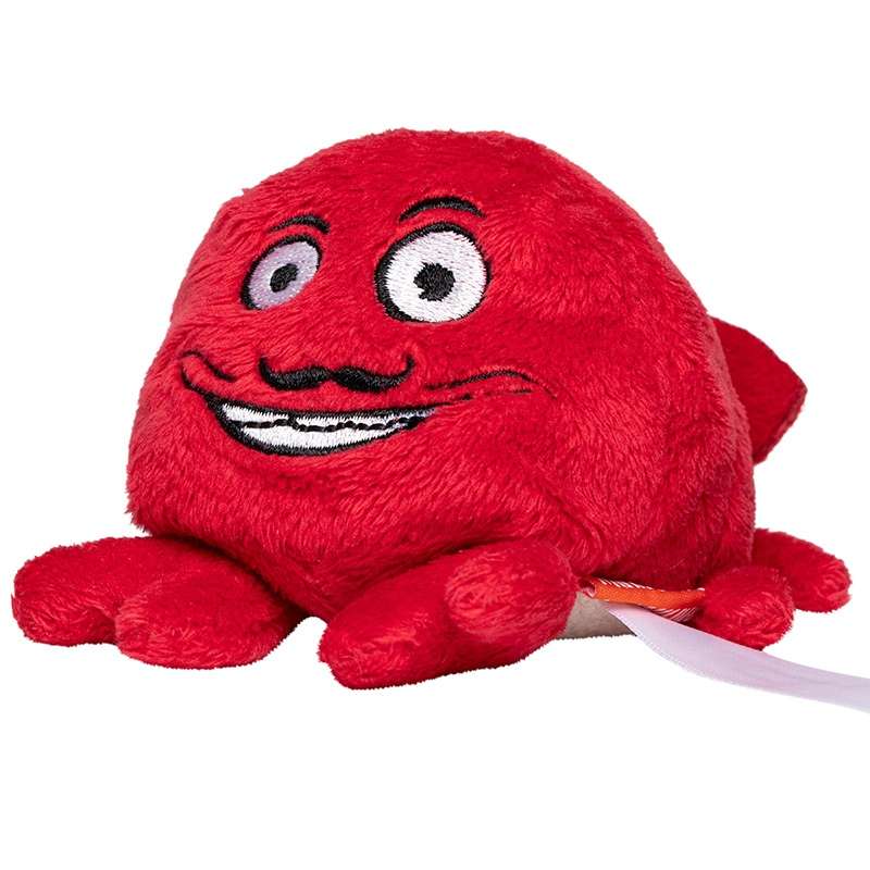 Mini Peluche Crabe 7 cm met Microfiber tegen groothandelsprijzen - Knuffel tegen groothandelsprijzen