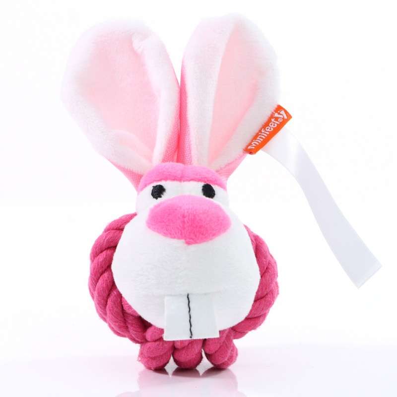 Peluche de conejo para perro 15cm - Accesorio para animales a precios de mayorista