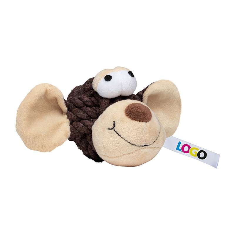 Peluche de macaco para cão 15cm - Pelúcia a preço grossista