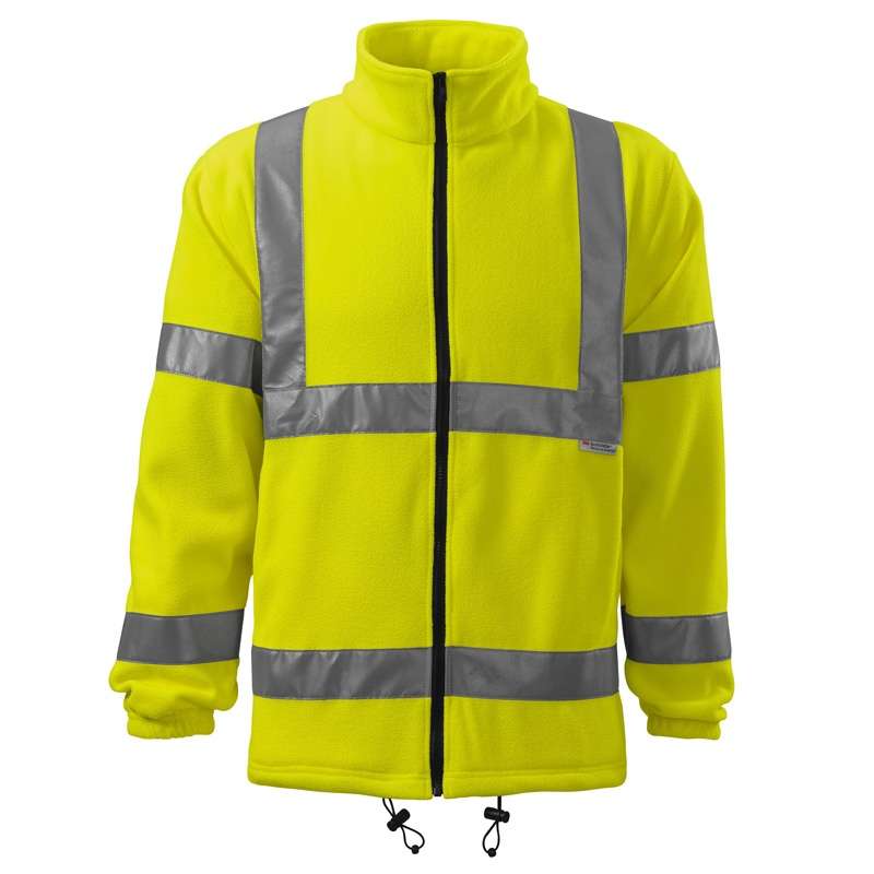 Hoge zichtbaarheid fleece jack unisex 280g - Werkjack tegen groothandelsprijzen