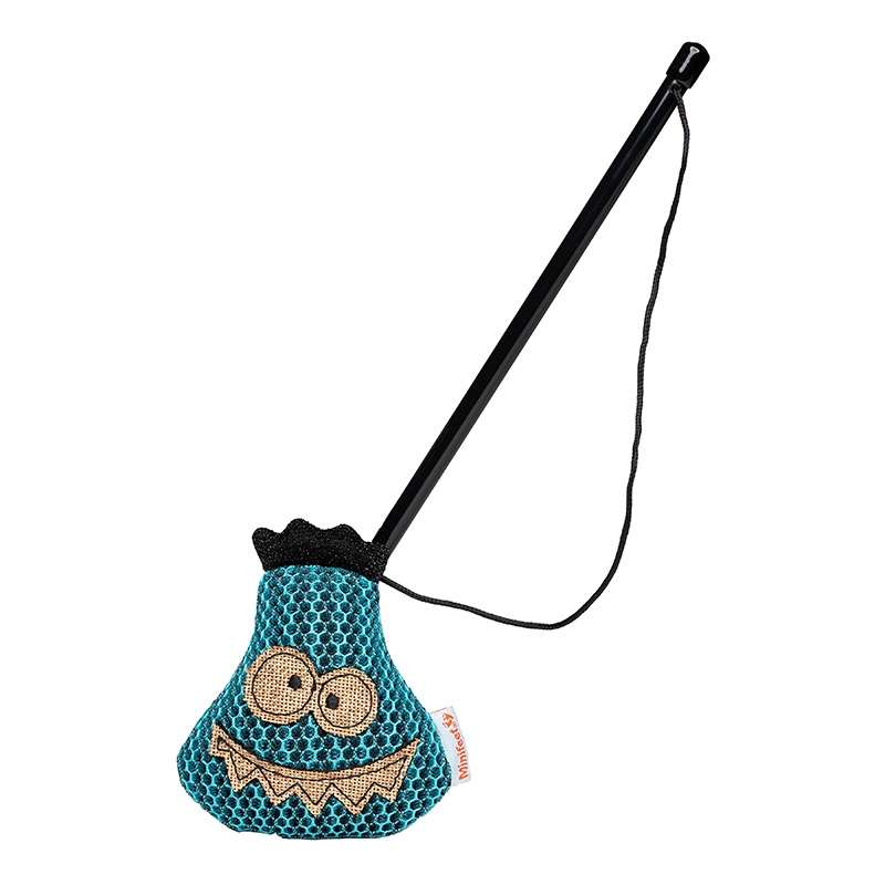 Peluche monstre pour chat avec canne à pêche - MBW - Peluche à prix grossiste