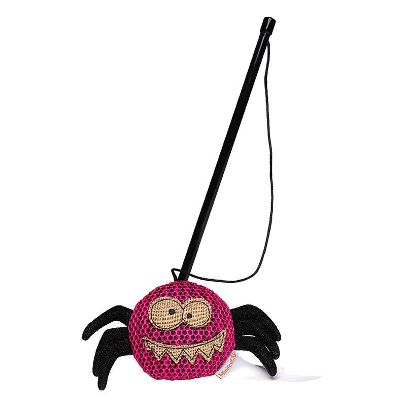 Peluche araña con caña de pescar 29.5cm - Peluche a precios de mayorista