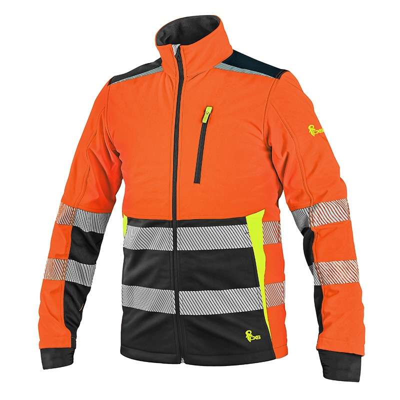 Chaqueta softshell alta visibilidad hombre a precios de mayorista - Chaqueta de trabajo a precios de mayorista