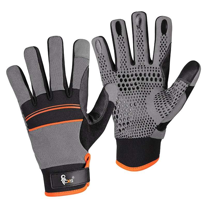 Syntetiske arbejdshandsker med velcro 25-26 cm - arbejdshandsker til engrospris