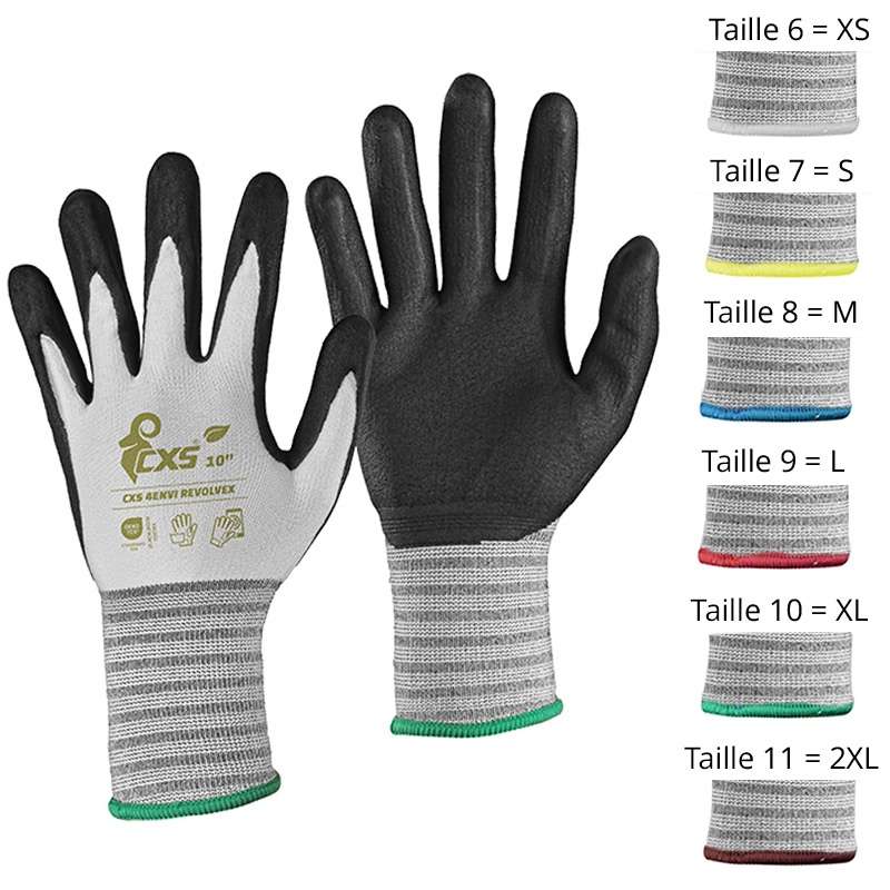 Guantes de trabajo reciclados 21-25 cm - guantes de trabajo a precios de mayorista