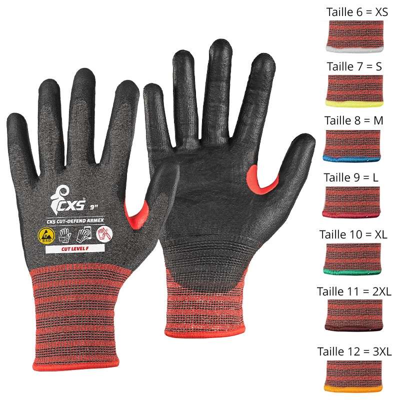Guantes de trabajo antideslizantes 22-26.5 cm - guantes de trabajo a precios de mayorista