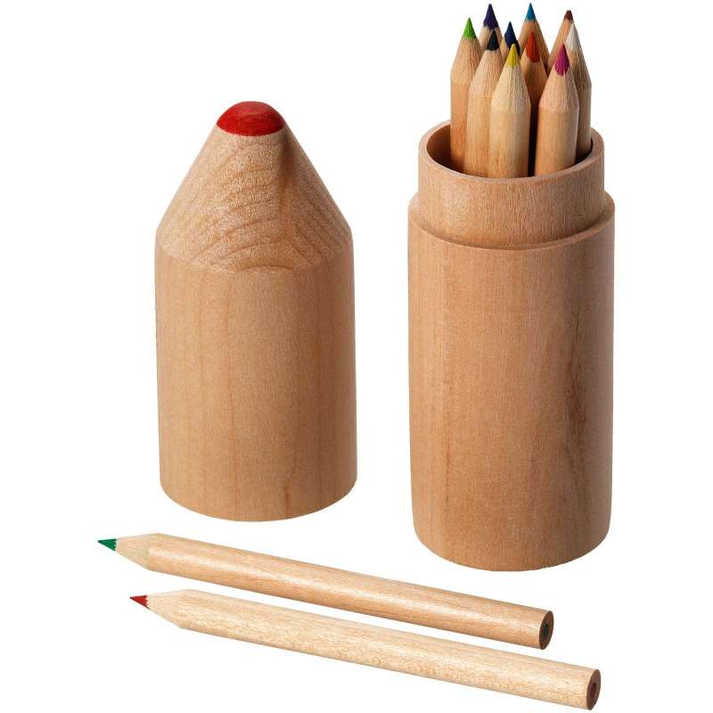 Set de 12 crayons de couleur - Stylo à prix grossiste