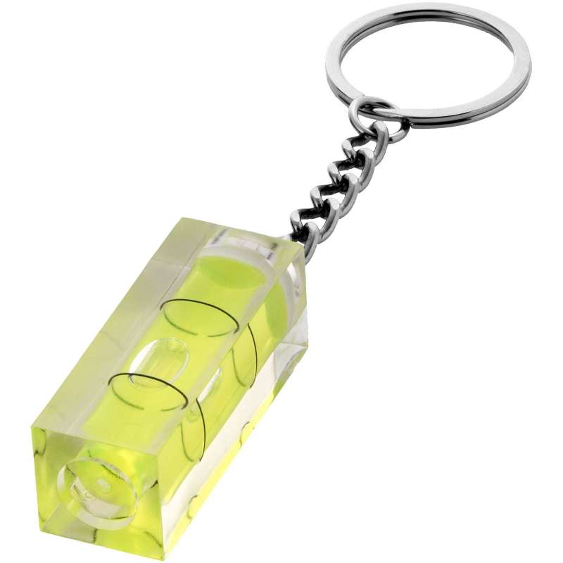 Bubble Level Keychain - 1.5 x 4 cm - 2-in-1 Keychain at wholesale prices