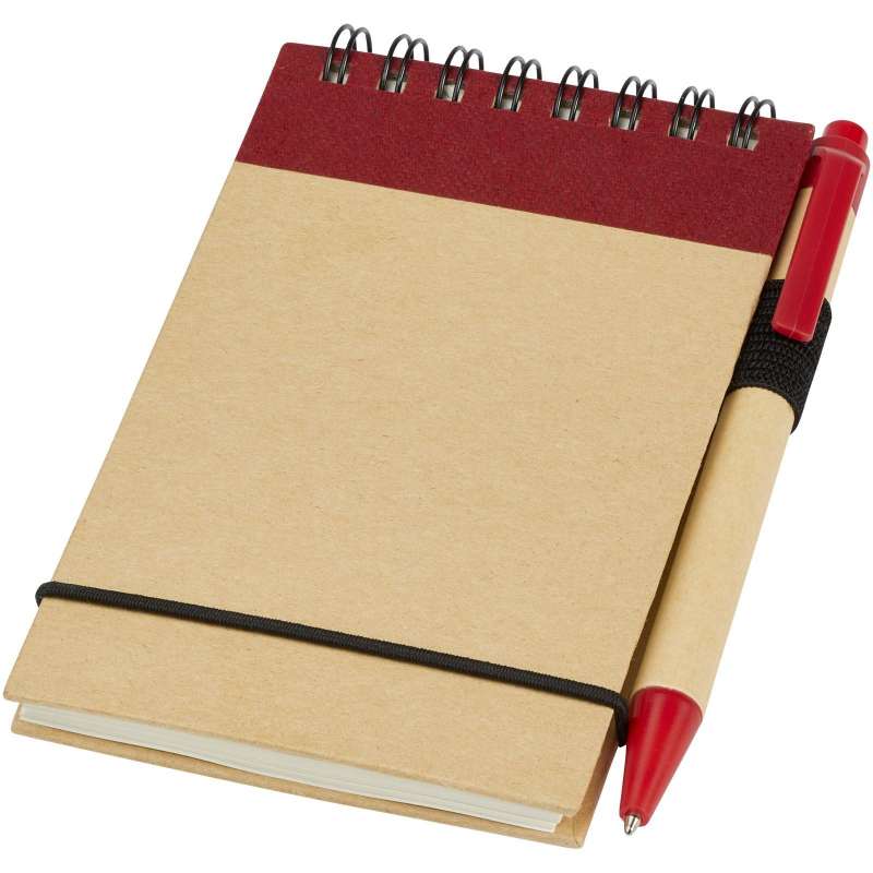 A7 Recycled Notepad with Matching Pen - Ballpoint pen at wholesale prices