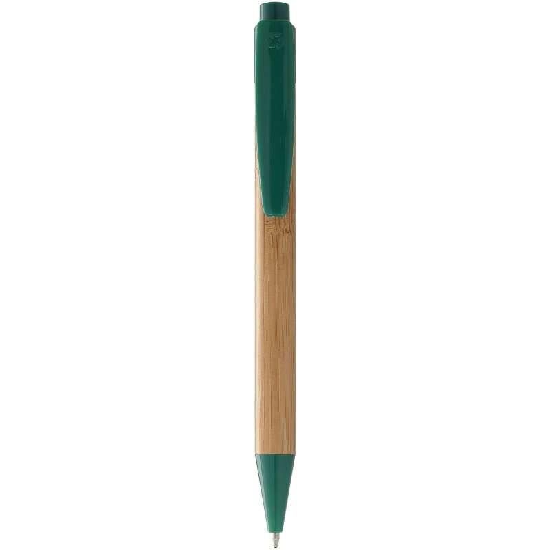 Retractable Bamboo Ballpoint Pen 14.1 cm at wholesale prices - Ballpoint pen at wholesale prices