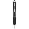 Kleurige balpen met zwarte grip 13,7 cm - Balpen tegen groothandelsprijzen Kleurige balpen met zwarte grip 13,7 cm - Balpen tegen groothandelsprijzen
