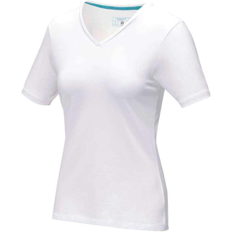 Ekologisk T-shirt V-hals 200 g/m² dam - Ekologisk t-shirt till grossistpris