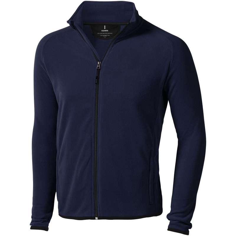 Men's Full Zip Microfleece Jacket with Zippers - Elevate at wholesale prices