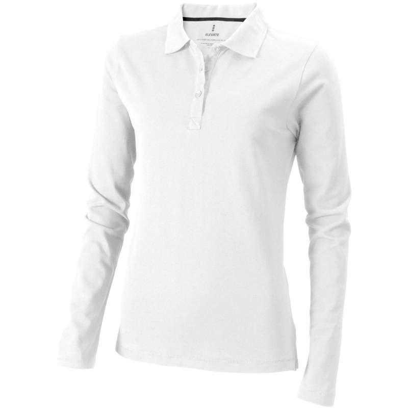 Women's Long Sleeve Fitted Cotton Polo - Women's polo at wholesale prices
