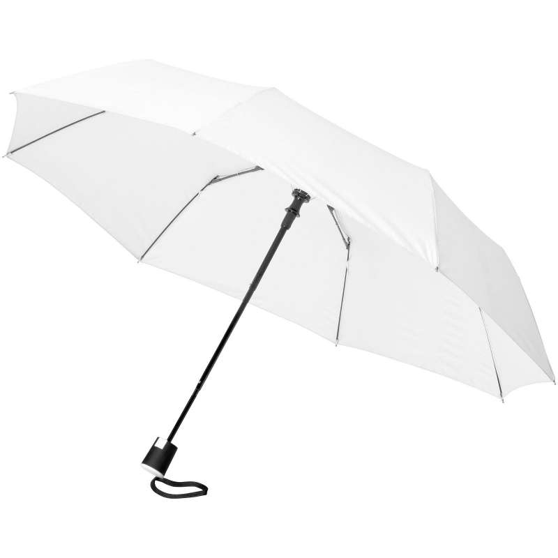 Parapluie 21 pliable à ouverture automatique - Octobre Rose à prix grossiste
