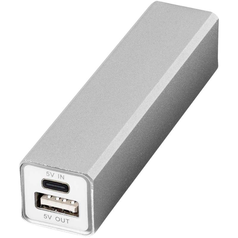 Kompakt 2200 mAh aluminium extern batteri - Laddare till grossistpris