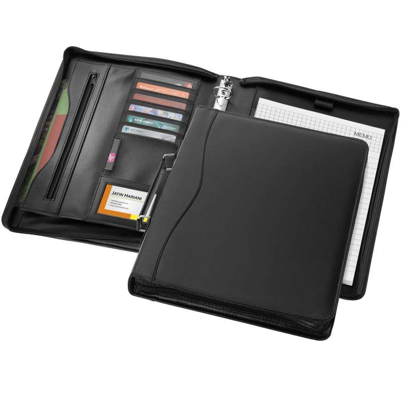 A4 Ebony Zippered Conference Portfolio 34x26 cm - Briefcase at wholesale prices