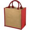 30x30cm Jute Tote Bag with Velcro Closure - Shopping bag at wholesale prices 30x30cm Jute Tote Bag with Velcro Closure - Shopping bag at wholesale prices