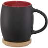 400ml Matte Ceramic Heart Mug with Coaster - Mug at wholesale prices 400ml Matte Ceramic Heart Mug with Coaster - Mug at wholesale prices