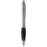Colorful Grip Silver Body Ballpoint Pen 14 cm - Ballpoint pen at wholesale prices Colorful Grip Silver Body Ballpoint Pen 14 cm - Ballpoint pen at wholesale prices