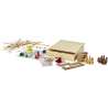 Houten spelletjesset 17x17 cm - Houten spel tegen groothandelsprijzen Houten spelletjesset 17x17 cm - Houten spel tegen groothandelsprijzen