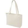 Zippered shopping bag, 47x30,5 cm, coton - Indkøbspose til engrospris